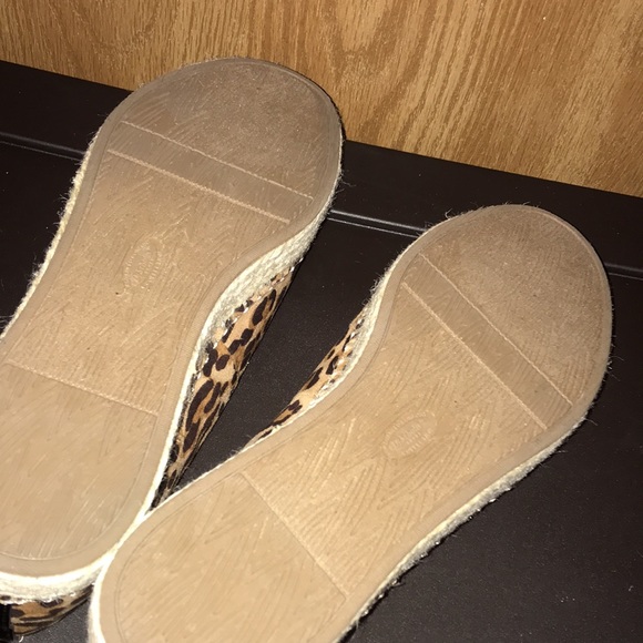 Dr Scholl 9 NEW Cheetah/Leopard Print/Macrame Details Slip On Tennis Shoes - Picture 7 of 8